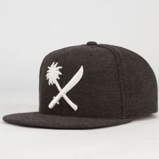 Crosscut Jersey Mens Snapback Hat Black One Size For Men 23177310