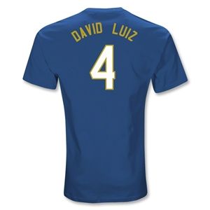 Euro 2012   Chelsea DAVID LUIZ Soccer T Shirt