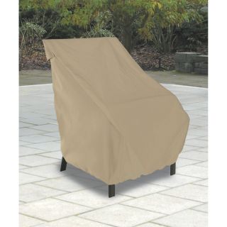 Classic Accessories Highback Patio Chair Cover   Tan, Model 58932