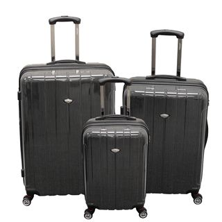 American Viaggo Lightweight Hard Side Spinner 3 piece Upright Luggage Set