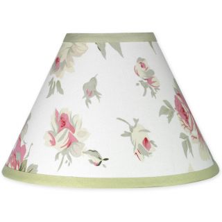 Sweet Jojo Designs Rileys Roses Lamp Shade (White/ greenPrint RosesDimensions 7 inches high x 10 inches bottom diameter x 4 inches top diameterMaterial 100 percent cottonLamp base is NOT includedThe digital images we display have the most accurate colo