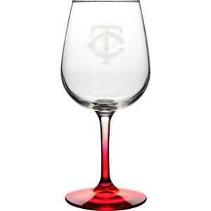Minnesota Twins Boelter Brands Satin Etch Wine Glass