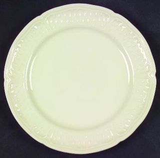 Gien Pont Aux Choux (Cream) Canape Plate, Fine China Dinnerware   Off White, Emb