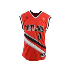 Portland Trail Blazers Damian Lillard adidas NBA Rev 30 Replica Jersey