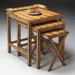 Butler Nest of Tables   Rustic Fawn Multicolor   2502124