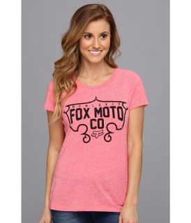 Fox Exhilarate Crew Neck Tee Womens T Shirt (Pink)