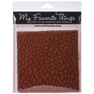 My Favorite Things Background Cling Rubber Stamp 6x6 cheetah