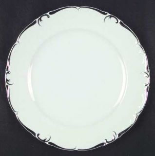 Meito Argence (Platinum) Dinner Plate, Fine China Dinnerware   Embossed Platinum