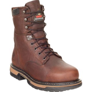 Rocky IronClad 8in. Waterproof Work Boot   Brown, Size 10 1/2, Model# 5693
