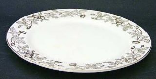 Mikasa St. Clair Salad Plate, Fine China Dinnerware   Gold Roses & Leaves