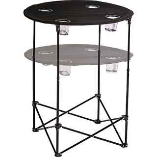 Scrimmage Tailgate Table Black   Picnic Plus Outdoor Accessories