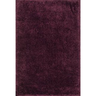 Carlisle Hand tufted Prune Shag Rug (36 X 56)