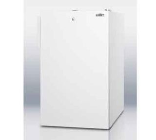 Summit Refrigeration 20 in Undercounter Freezer w/ Front Lock, 2.8 cu ft, White