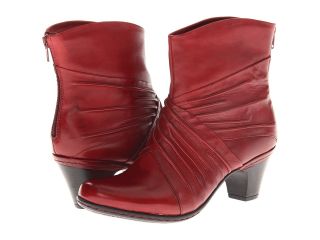 Cobb Hill Shannon Womens Zip Boots (Red)