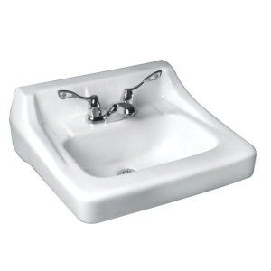 American Standard 0436.008US.020 Missouri Wall Hung Bathroom Sink in White with