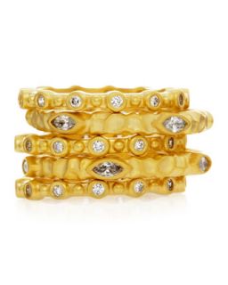 Byzantine Stackable Rings, Set of 5