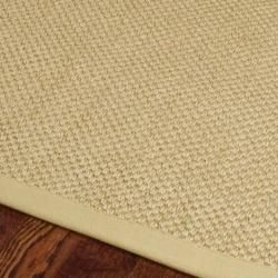 Hand woven Resorts Natural/ Beige Fine Sisal Rug (8 Square)