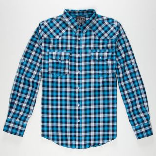 Piknik Mens Shirt Turquoise In Sizes Large, X Large, Small, Medi