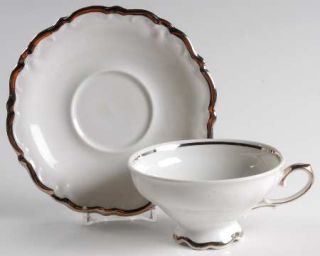 Winterling   Bavaria Sylvia Footed Cup & Saucer Set, Fine China Dinnerware   Sca