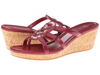 Cole Haan Shayla Thong Womens Wedge Shoes (Burgundy)