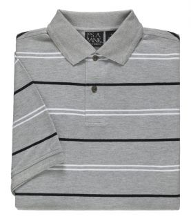 Traveler Short Sleeve Stripe Polo Big and Tall by JoS. A. Bank Mens Dress Shirt