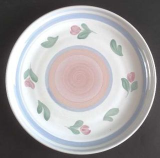 International Capri 12 Chop Plate/Round Platter, Fine China Dinnerware   Pink F