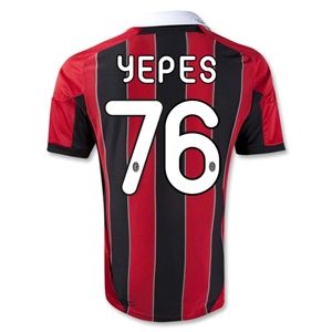 adidas AC Milan 12/13 YEPES Home Soccer Jersey