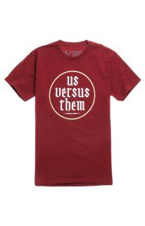 Mens Us Vs.Them Tee   Us Vs.Them Blackletter T Shirt