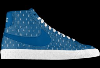 Nike Blazer Mid iD Custom Mens Shoes   Blue