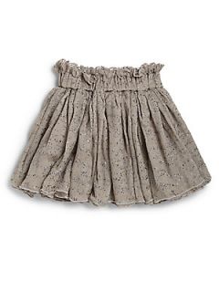 Lili Gaufrette Toddlers & Little Girls Sparkle Skirt   Taupe
