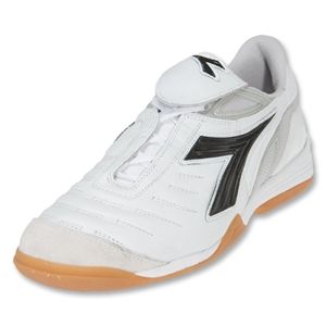 Diadora Maracana IN Indoor Soccer Shoes (White/Black)