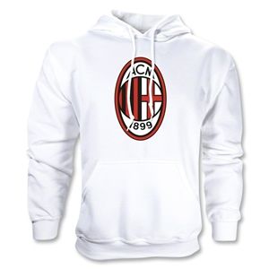 hidden AC Milan Logo Hoody (White)