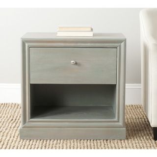Cain Ash Grey End Table (Ash greyMaterials Elm woodDimensions 26 inches high x 26 inches wide x 15 inches deepThis product will ship to you in 1 box.Furniture arrives fully assembled )