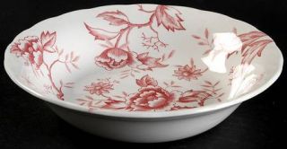 Style House Pink Flora Coupe Soup Bowl, Fine China Dinnerware   Pink Flowers And