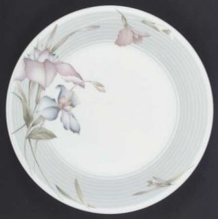 Mikasa Sea Flower Dinner Plate, Fine China Dinnerware   Carefree Bone, Blue  Ban