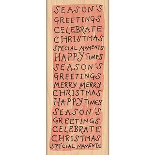 Penny Black Mounted Rubber Stamp 2.25x6 merry Moments