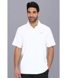 Nike Golf Tiger Woods Emboss Polo Mens Short Sleeve Knit (White)