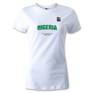 FIFA U 20 World Cup 2013 Womens Nigeria T Shirt (White)