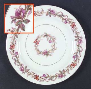 Sango Cynthia Dinner Plate, Fine China Dinnerware   Multicolor Floral&Leaves On