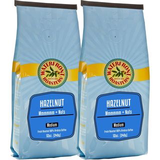 Waterfront Roasters Hazelnut Ground Coffee (set Of Two 12 oz Bag)