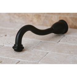 Oil Rubbed Bronze Heritage 8 inch Solid Brass Tub Spout