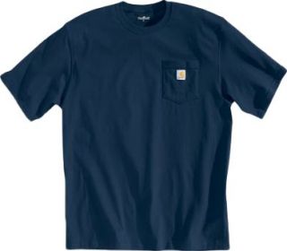 Mens Carhartt SS Pocket Tee Shirt T   Bluestone (X L)