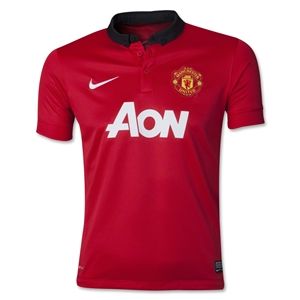 Nike Manchester United 13/14 Youth Home Soccer Jersey