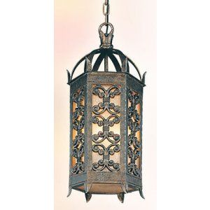 Troy Lighting TRY FF9907CG Gables 1 Light Hanging Lant Fluorscent