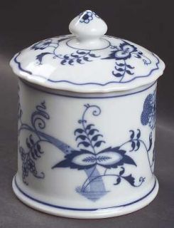 Blue Danube (Japan) Blue Danube Cotton Ball Jar with Lid, Fine China Dinnerware