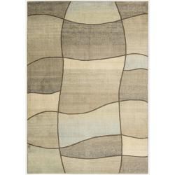 Nourison Gramercy Beige Wool Blend Rug (53 X 75)