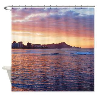  Hawaii Sunrise Surf Tropical Shower Curtain  Use code FREECART at Checkout