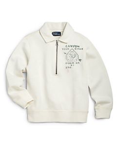 Ralph Lauren Toddlers & Little Boys Terry Pullover   Deckwash White