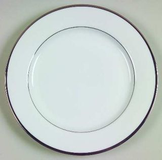 Nikko Band Of Platinum Salad/Dessert Plate, Fine China Dinnerware   Fine China,