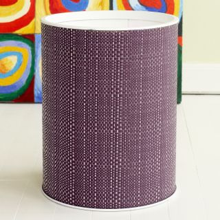 1530 Lamont Home Brights Round Grape purple Woven Wastebasket